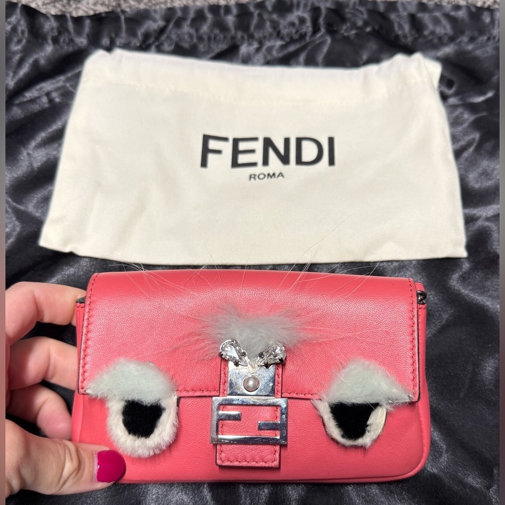 Fendi micro (monster) buggie baguette